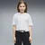 PUMA Class Relaxed Cropped Graphic Tee Youth, Age, White Glow Heather, 9-10Y