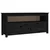 TV ormarić crni 114 x 35 x 52 cm od masivne borovine