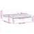 Krevet s madracem Dover plavi 160x200 cm od tkanine