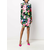 Richard Quinn - twisted neck floral pattern dress - women - Black