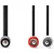 CAGB22200BK20 Stereo audio kabl, 3,5 mm muški, 2x RCA muški, Niklovani, 2,00 m, Crni
