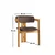 Hanah Home Trpezarijska stolica CO 039, 58x76x49 cm, Antracit