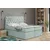 Boxspring postelja 58 standardna z gumbi - 140x200 cm