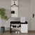 Lion - White White Hall Stand Set