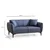 Atelier del Sofa Dvosed Belissimo 180x67x95cm Plavi