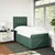 Vidaxl Box spring postelja z vzmetnico temno zelena 80x200 cm žamet