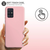 Silikonski ovitek za iPhone SE 2020/iPhone 7/iPhone 8 - mat roza