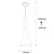Opviq Luster Elmas-3541, 140cm, 19 cm