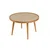 Hanah Home klub sto Polen 80, 80 cm, hrast / travertin