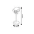 RABALUX Stona lampa minuet bela