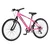 Bicikl Junior 24 Visitor Fox Roll Alu 24 Tvrda Alu 14 V-Brake 7 Brzina 132-155cm (Xs) Roze Neon U