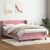 Box Spring krevet s madracem ružičasti 160x220 cm baršun