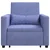 Sofa na razvlačenje Singl Trapere plave boje 90 x 165 x 87 cm