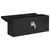Kutija za pohranu crna 50x15x20,5 cm aluminijska