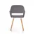 Halmar Jedilni stol K283 - siv