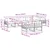 Set vanjskih sofa 8 kom. Prirodna i krem