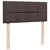 Vidaxl Box spring postelja z vzmetnico temno rjava 120x190 cm blago