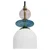 Luster na sajli TROPEA 1xE27/15W/230V crna/dimljeno-ljubičasta/plava/bela