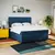 vidaXL vidaXL Box spring postelja z vzmetnico modra 180x200 cm blago, (21321556)
