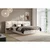 Esposa POSTELJA BOXSPRING 180 cm x 200 cm , tekstil naravne barve