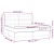 vidaXL Box spring postelja z vzmetnico temno siva 200x200 cm žamet