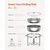 VEVOR Set za postrežbo Chafing Dish Buffet 5 qt 2 kosa srebrna