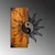 Wallity Zidna dekoracija Yin Yang, 50x58x3 cm, Smeđe boje