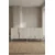 Hanah Home komoda Evva 150, 150 cm, antracit / srebrna / travertin
