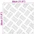 Stepenica Četvrtasti 2 pcs Srebrno 30 x 30 cm Aluminij