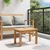 Vidaxl Klubska miza Rjava 50 x 35 x 36 cm Trden tikov les
