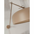 Rjava stenska svetilka o 48 cm Marseille – its about RoMi