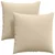 Jastučići za sofu 2 pcs Krema 60 x 60 cm tkanina