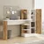 Hanah Home CT2 AW Radni sto, Smeđe-beli