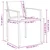 Vrtne stolice 2 pcs Crna i antracit 53,5 x 59 x 77 cm