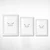 Lessentiel Maison Set ramova za slike 3SFC1019, 10x15cm, 13x18cm, 15x21cm, 3 komada, Beli