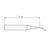 Vrh Weller RTPS 001C MS, 0.1mm
