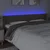 Vidaxl LED posteljno vzglavje taupe 163x16x78/88 cm blago