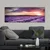 WallXpert slika na platnu YTY446431585, polje lavande u zalazak sunca, 30 x 80 cm
