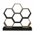 Hanah Home Polica 120x109x29,5cm Crno-Hrast