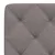 Vidaxl Blazina za vzglavje taupe 180 cm blago