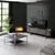 Hanah Home TV Komoda Gold Line, 180x48x30 cm, Antracit-Zlatne boje