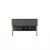 Hanah Home Komoda Luxe 120x80x30cm Zlatno-Antracit