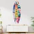 WallXpert dekorativna daska za surf od pleksiglasa Mvsf45M, šarena ilustracija Pariza sa Ajfelovom kulom, 36 x 100 cm