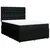Vidaxl Box spring posteljni z vzmetnico črn 140x190 cm blago