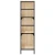 Polica za knjige boja hrasta 78,5x33x117,5 cm konstruirano drvo
