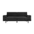 ATELIER DEL SOFA Sofa sa 3 sedišta Sparrow 3 Night Grey Walnut