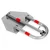 ModernHome Parking baijera sklopiva 45 cm siva (DNPL-005)