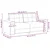 vidaXL Dvosed kremne barve 180x77x82 cm blago