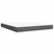 Vidaxl Box spring postelja z vzmetnico temno siva 180x200 cm blago
