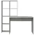 Stol Betonski sivi 138,5 x 55 x 143 cm Konstruirano drvo